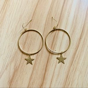 Lori Star Hoop Earrings